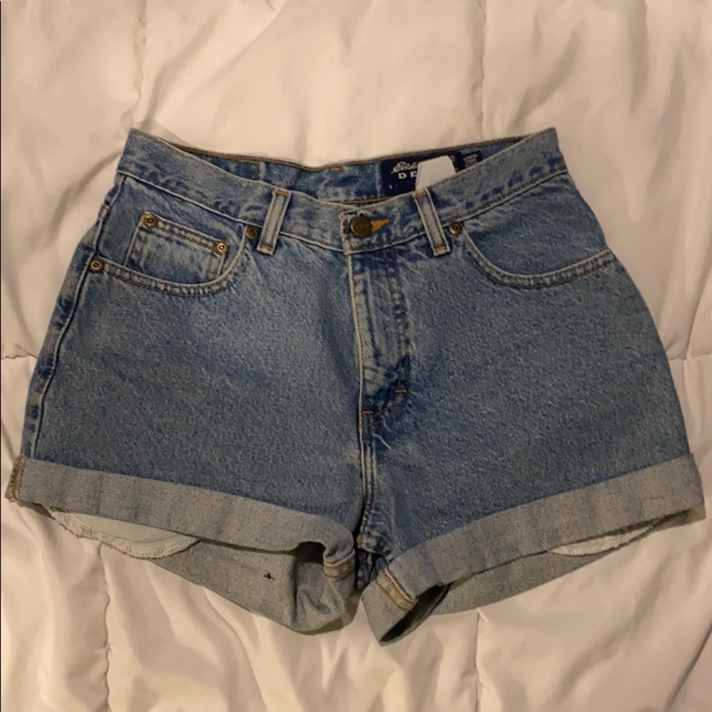 EDDIE BAUER vintage high waisted denim shorts